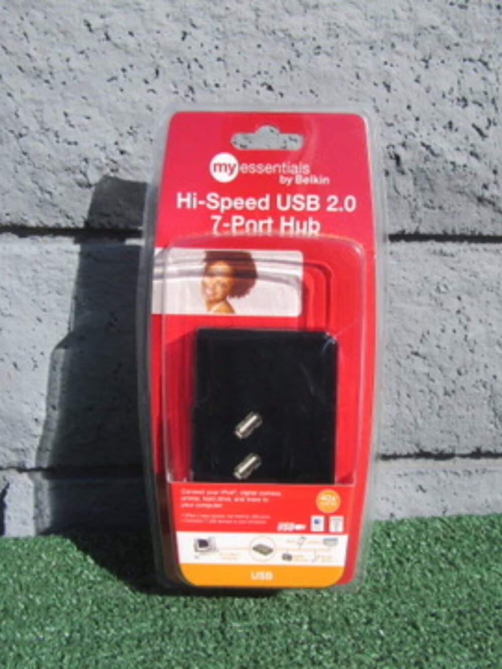 Brand New My Essentials By Belkin Hi-Speed USB 2.0 7 Port Hub